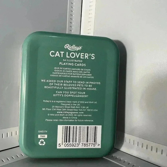 Ridleys Cat Lovers Playing Cards Wild And Wolf 2020 - Picture 2 of 5